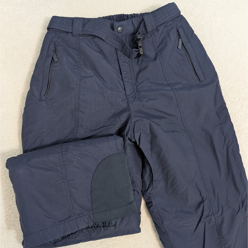 Columbia Womens 18-20 27"x31" Ski Snow Pants Snowboard Blue Insulated High Rise